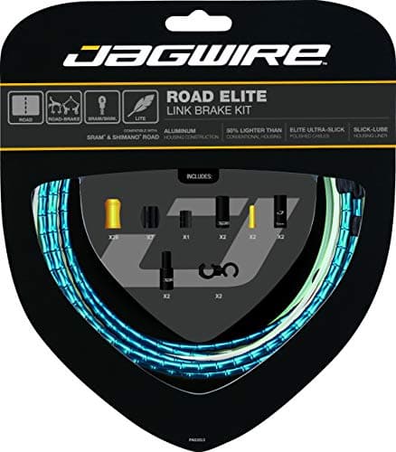Image of Jagwire Road Elite Link Unisex Adult Cable Brake Kit, Blue