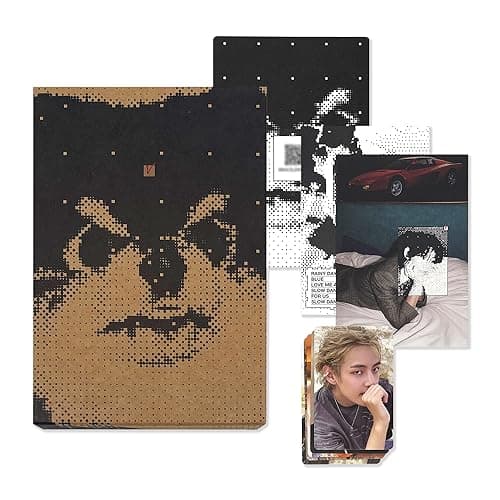 Image of V - [Layover] (WEVERSE ALBUMS Ver.) Out Box + Photobook + Lyric Book + Photocards + QR Card + 2 Extra Photocards