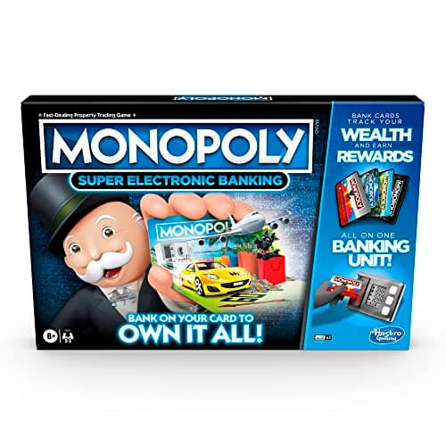 Image of Monopoly Ultimate Rewards, Family Board Game, Cashless Electronic Banking, Classic Gameplay with a Twist, Property Trading & Fast-Paced Fortune Building, Ages 8+
