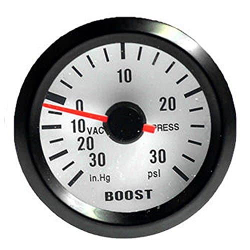 Image of E Support™ Car Motor Vehicle Black Face 2" 52mm Pointer Boost Gauge Psi In.Hg Meter