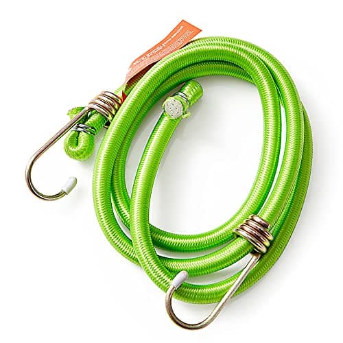 Image of Dekton 2PC 18" x 10MM Heavy Duty Bungee Cord | Ideal for Securing Luggage, Home, Garage, Workshop & Camping | Heavy Duty Zinc Plated Steel Hooks | Versatile for General Use | Durable Construction