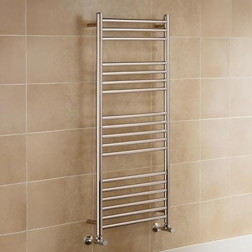 Image of Manissa Boston Stainless Steel Heated Towel Rail 400mm W x 1200mm H Bathroom Towel Warmer