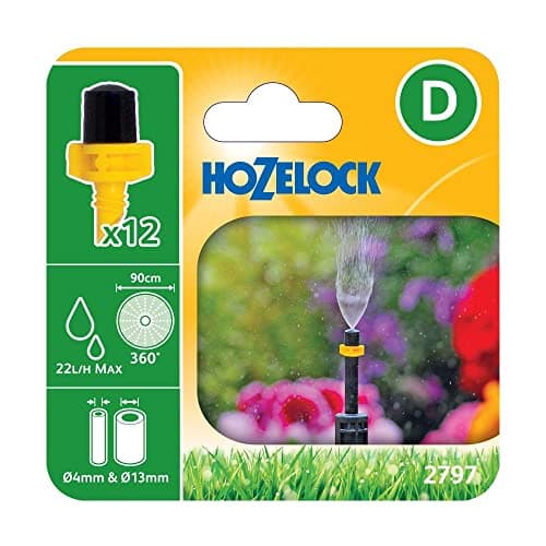 Image of Hozelock 360° Micro Mist Spray Jet (12 pack), Black