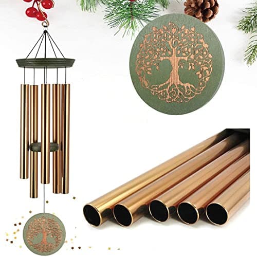 Image of Astarin Large Memorial Wind Chimes, 36 Inches - Deep Tone for Garden, Sympathy Gift for Mother, Home Yard Decor