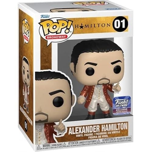 Image of Funko POP! Broadway #01 Hamilton Series Alexander Hamilton Vinyl Figure, Hollywood Exclusive