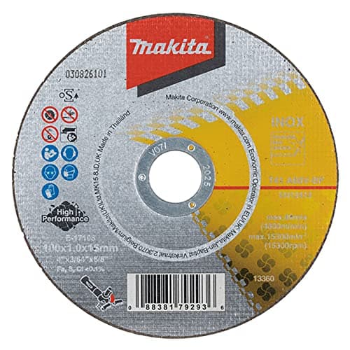 Image of Makita E-17108 Thin Cut Off Wheel 100x1.0x16.0
