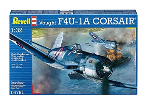 Image of Revell 04781 Vought F4U-1A CORSAIR 1:32 Scale Unbuilt/Unpainted Plastic Model Kit