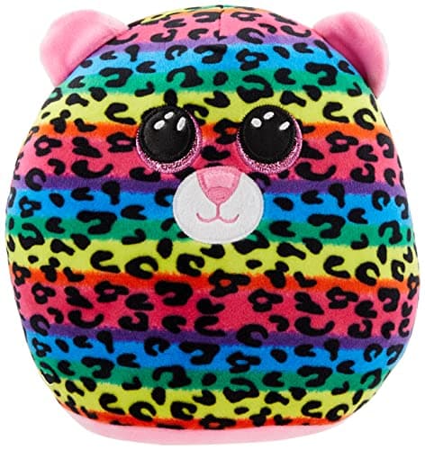 Image of TY UK Ltd 2007554 Dot Squishaboo 10" Leopard kuscheliges Kissen, Multicolor