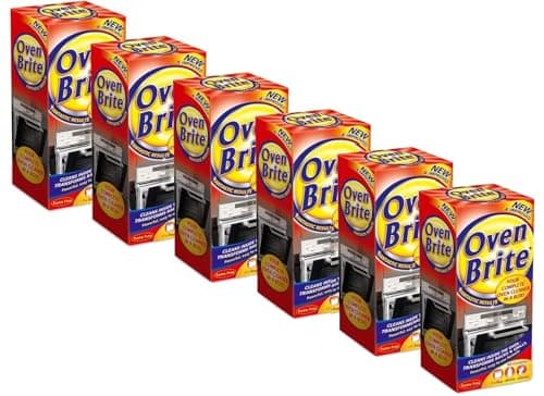 Image of 500ml Oven Brite Cleaner Set, Oven Cleaning Liquid with Cleaning Tools for Ovens, Racks and Grill Pans (6 x 500ml)