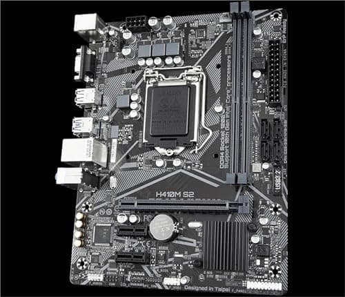 Image of desktop motherboard Fit For GIGABYTE H410M S2 Motherboard Intel H410 Socket 1200 DDR4 MATX VGA Core USB 3.2 Mainboard