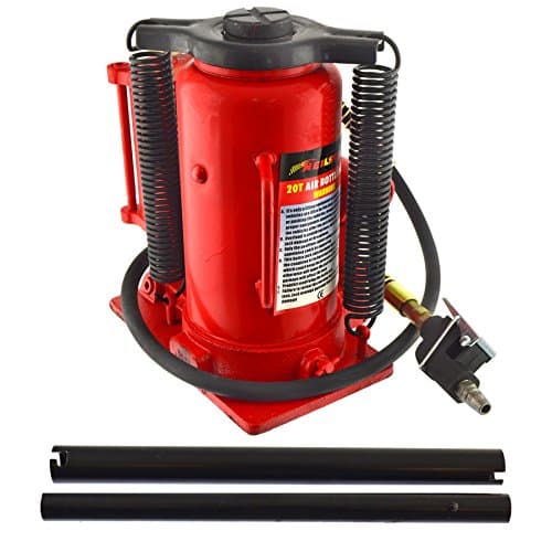 Image of AB Tools Air Powered Hydraulic Bottle Jack with Manual Pump 20 Ton / 20,000 Kgs AN150