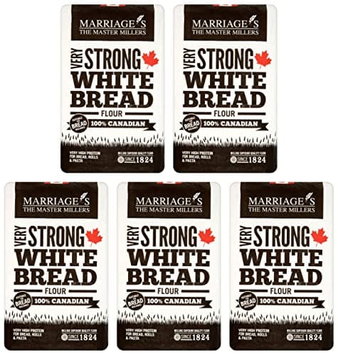 Image of W & H Marriage & Son 100% Canadian Very Strong White Flour 1.5kg (Pack of 5)