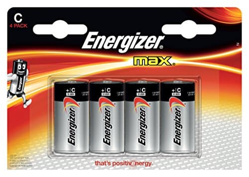 Image of C Size Battery , Energizer MAX , Premium Alkaline Battery , 4/Pack EVEE93BP4