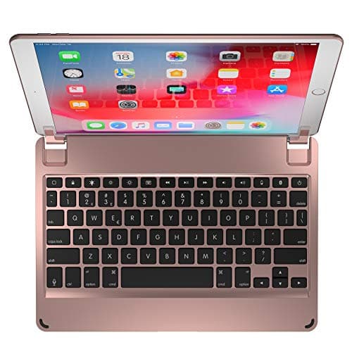 Image of Brydge 10.5 Keyboard for iPad Pro 10.5-inch | Aluminum Bluetooth 4.1 Keyboard with Backlit Keys (Rose Gold)