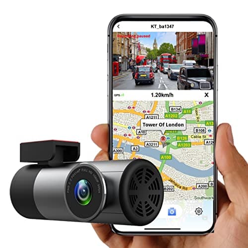 Image of Upgraded Superlight Mini 02 Built in WiFi GPS Dash Cam Car Dashboard Camera Recorder, 64GB Micro Card Storage, 170° Wide Angle, Night Vision, Parking Mode, Super Capacitor