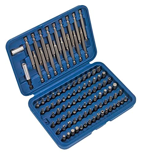 Image of Sealey Ak2099 Power Tool/Security Bit Set 99Pc Long and Short
