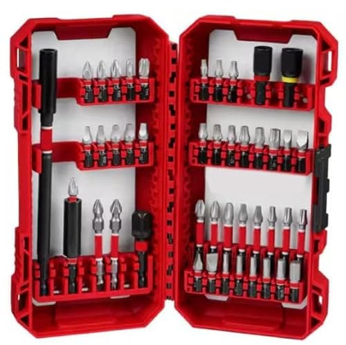 Image of Compatible with Milwaukee 48-32-4023 Impact Duty Alloy Steel Screw Driver Bit Set (45-Piece)