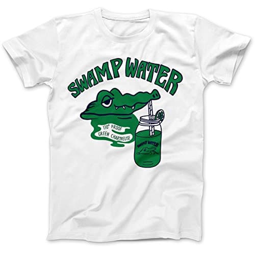 Image of Robot Rave Swamp Water As Worn By Joey T-Shirt White