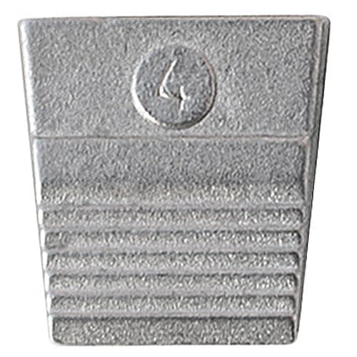 Image of KeyMet 2 Ring Wedges Iron Axe Wedges Grip Splitting Wedge Round Handle Wedges Hammer Size 15 (Pack of 10, Size 4)