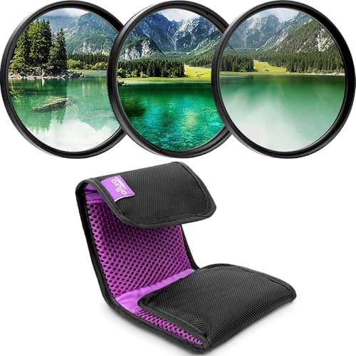 Image of Altura Photo 95 mm Lens Filter Kit – Multi-Coated UV Protector, CPL Polarizing and ND Neutral Density Filters + Case for Camera Accessories & Lenses