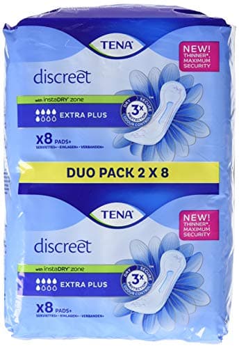 Image of TENA Lady Extra Plus Towels Duo Pack - 3 x Packs of 16 ( 48 Towels )