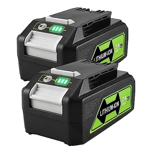 Image of aunstarwei 2 Packs 24V 4.0Ah Replacement Battery for Greenworks 24V Battery 29842 29852 BAG708 BAG711 Compatible with Greenworks 24V Cordless Tools 20352 22232 2508302