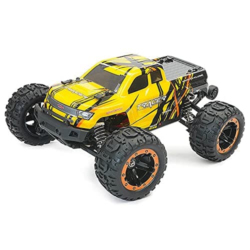 Image of FTX TRACER 1/16 4WD BRUSHLESS MONSTER TRUCK RTR - YELLOW