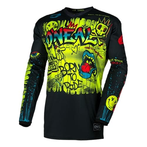 Image of O'NEAL Element Jersey Youth Rancid Black/Neon X-Small