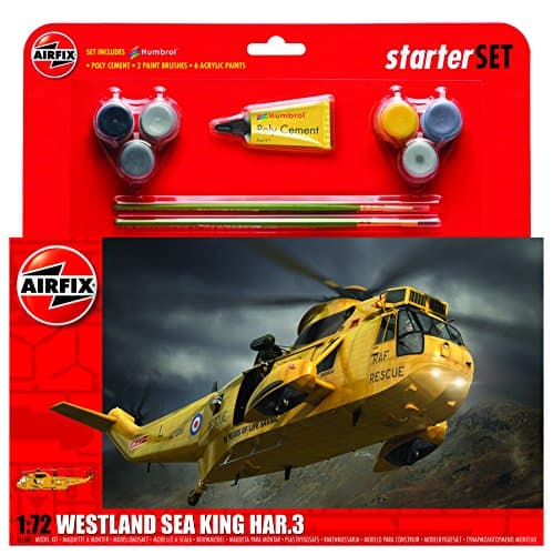 Image of Airfix A55307 1/72 Large Starter Set, Westland Sea King HAR.3 Model Kit