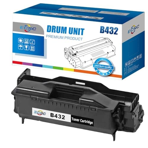 Image of ECSC Drum Unit B432 Fits For OKI B411 B411D B411DN B412DN B431 B431D B431DN B432DN B512DN MB461 MB471 MB471W MB472DNW MB491 MB491DN MB492DN MB562DNW (Black 1-Pack)