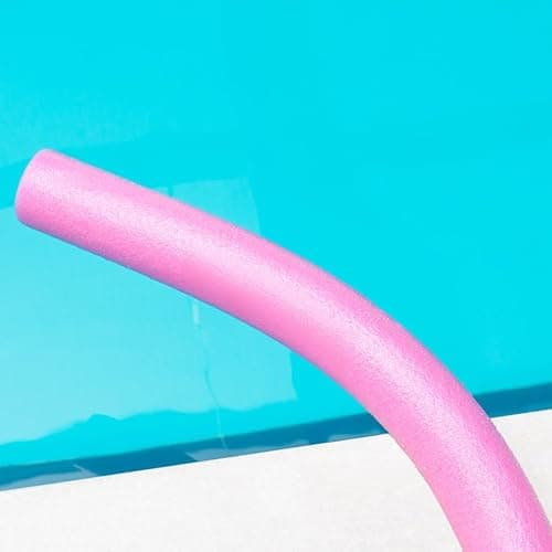 Image of FORZA Swimming Pool Noodles – High-Density EVA Foam – Durable Buoyant Swim Aid for Adults & Kids – 5 Vibrant Colours (Pink, Pack of 1)