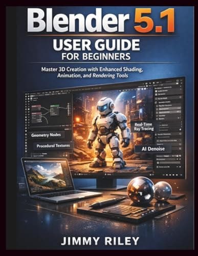 Image of Blender 5.1 User Guide For Beginners: Master 3D Creation with Enhanced Shading, Animation, and Rendering Tools (CADzenith Success Guides)