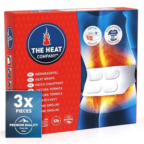 Image of THE HEAT COMPANY Heat Wraps - 3 Pieces - EXTRA WARM - 12 Hours Pleasant Warmth