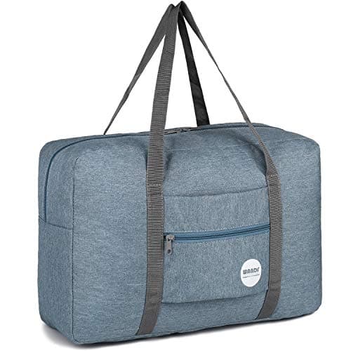 Image of Cabin Bag 45x36x20 for Easyjet Airlines Underseat Travel Bag Holdall Bag Carry on Hand Luggage Weekend Bag for Women and Men (Denim Blue 25L)