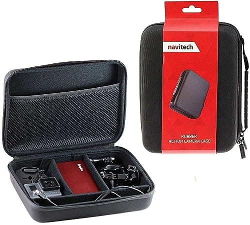 Image of Navitech Black Action Camera Hard Case - Compatible with ITEK I67002 Action Pro Sports Camera