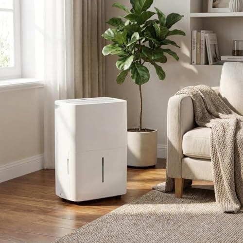 Image of 5.5L Humidifier for Bedroom, Air Humidifier with Visual Built in Tank & Spill Proof Cover, 20L/Day Humidifiers with Digital Display, Timer & Auto Defrost, 35pt Oil Diffuser for Large Room Up to 278m²