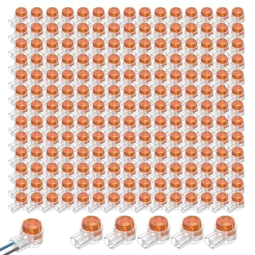 Image of 200PCS K1 Gel Crimps, 2 Way Jelly Crimps, Waterproof Telephone Cable Connectors for Network Cable Repair, Telephone Crimp Connectors for Network Data Phone Wire Joints