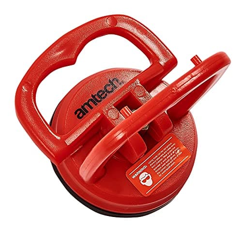 Image of Amtech Mini Suction Cup (55 mm), Quick-Release Handle for Tile Lifting & Small Dent Pulling, High-Impact Body for Durability & Tight-Space DIY Applications