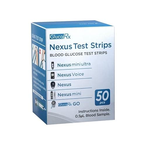 Image of GlucoRx Nexus Test Strips x50