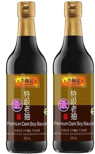 Image of Lee Kum Kee Premium 500ml | 2x Dark Soy Sauce | Dark Cooking Soy Sauce 500ml