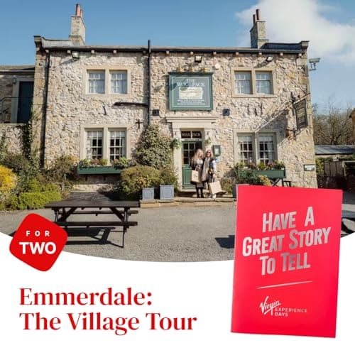 Image of Virgin Experience Days for Two Emmerdale Village Tour – 90-Minute Gift Experiences for Couples Guided Walking Tour in Leeds – Couple Gifts to Explore Iconic Yorkshire Dales TV Set, & More