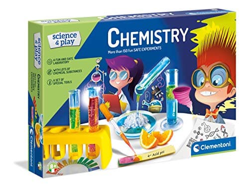 Image of Clementoni- Science and Play: Chemistry Lab Experiments Kit for Kids, Fun & Educational Science Toy (8+ Years)