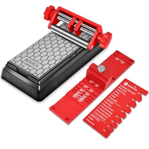 Image of Honing Guide for Chisels and Planes Chisel Sharpening Kit Guide, Chisel Sharpener Jig, Fits Chisels or Planer Blades - with 1 Sharpening Stone