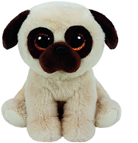 Image of - TY Beanie Baby Plush - Rufus the Pug 15cm