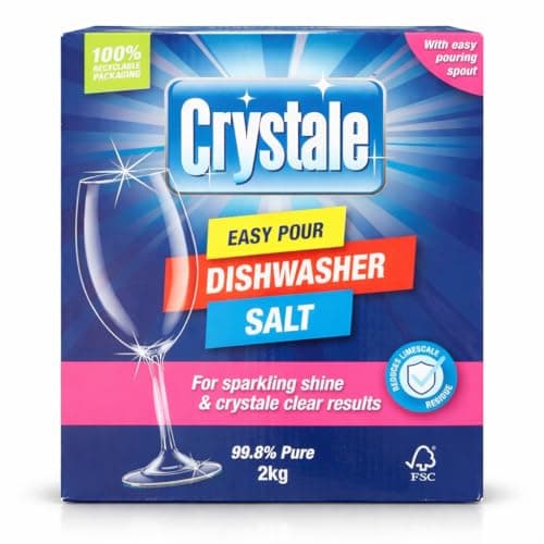 Image of Crystale Dishwasher Salt for Dishwashers and Water Softeners, High Purity 2kg TBL PRO