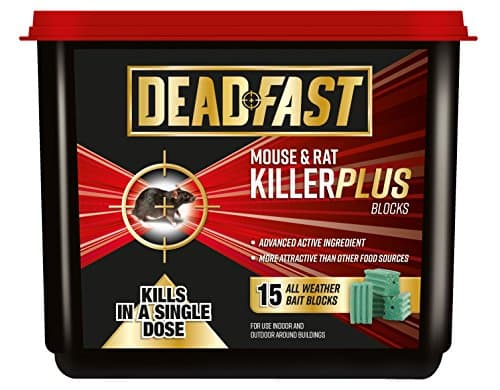 Image of Deadfast Mouse and Rat Killer Plus Poison, 15 Block - Green