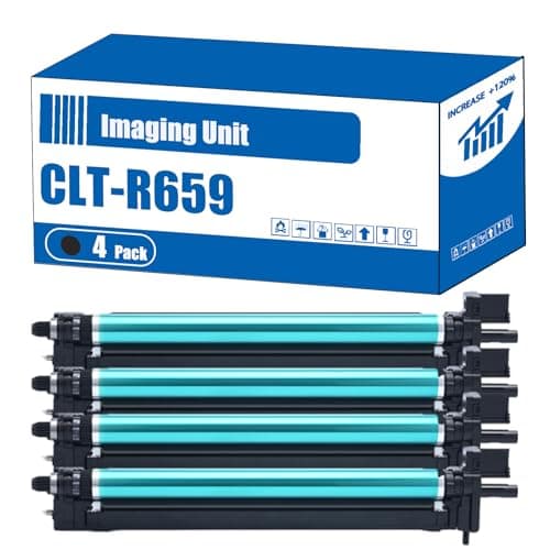 Image of Compatible for Samsung CLT-R659 Imaging Unit CLX-8640ND CLX-8650ND Printers, High Yield 50000 Pages, Accurate Imaging Rich Colors (4 Pack Black)