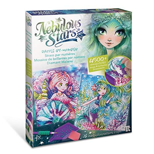Image of Nebulous Stars NS11123 Strass nach Zahlen Creative Water Diamond Kit, Beautiful Rhinestones, Similar to Painting by Numbers Principle, for Girls from 7 Years, Colourful