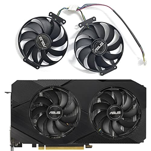 Image of FDC10H12S9-C T129215SU 6PIN RTX 2060 Super GPU Fan for ASUS GTX 1660 1660Ti Dual EVO OC RTX2070 Graphics Card Cooler Fan (FDC10H12S9-C)