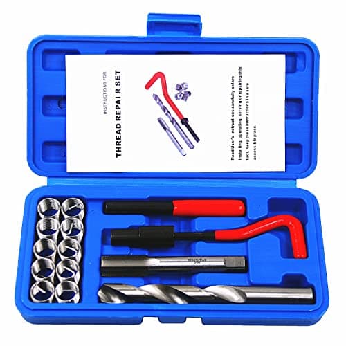 Image of BestsQ Metric Thread Repair Kit M14 x 1.25MM Compatible Hand Tool Set for Auto Repairing (M14-1.25)